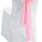 10 Pieces Pink Soft 8"x108" Polyester Chair Sashes, Wrinkle Resistant Wedding Decor